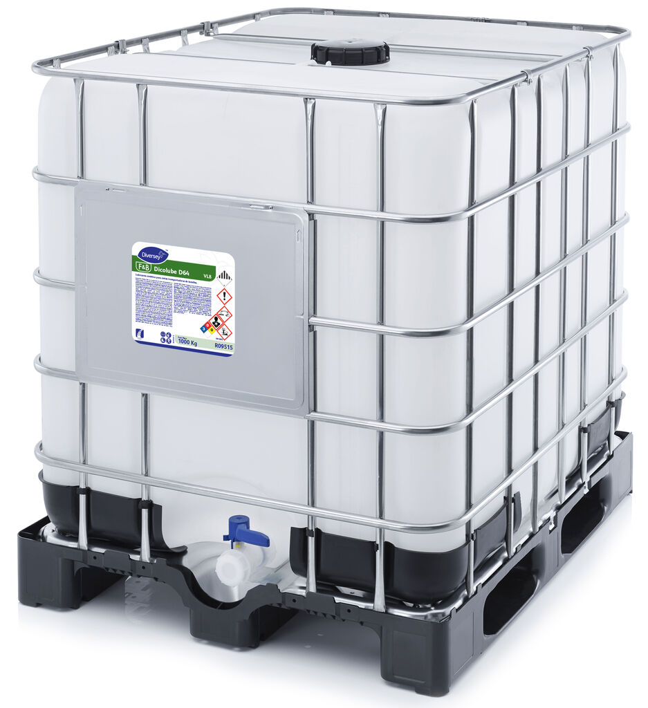 DICOLUBE D 64 VL8 1000kg - LUBRICANTE SINTÉTICO PARA CINTAS TRANSPORTADORAS DE BOTELLAS